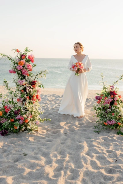 mariage avec des fleurs